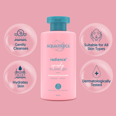 Aqualogica Radiance+ Squishy Shower Gel